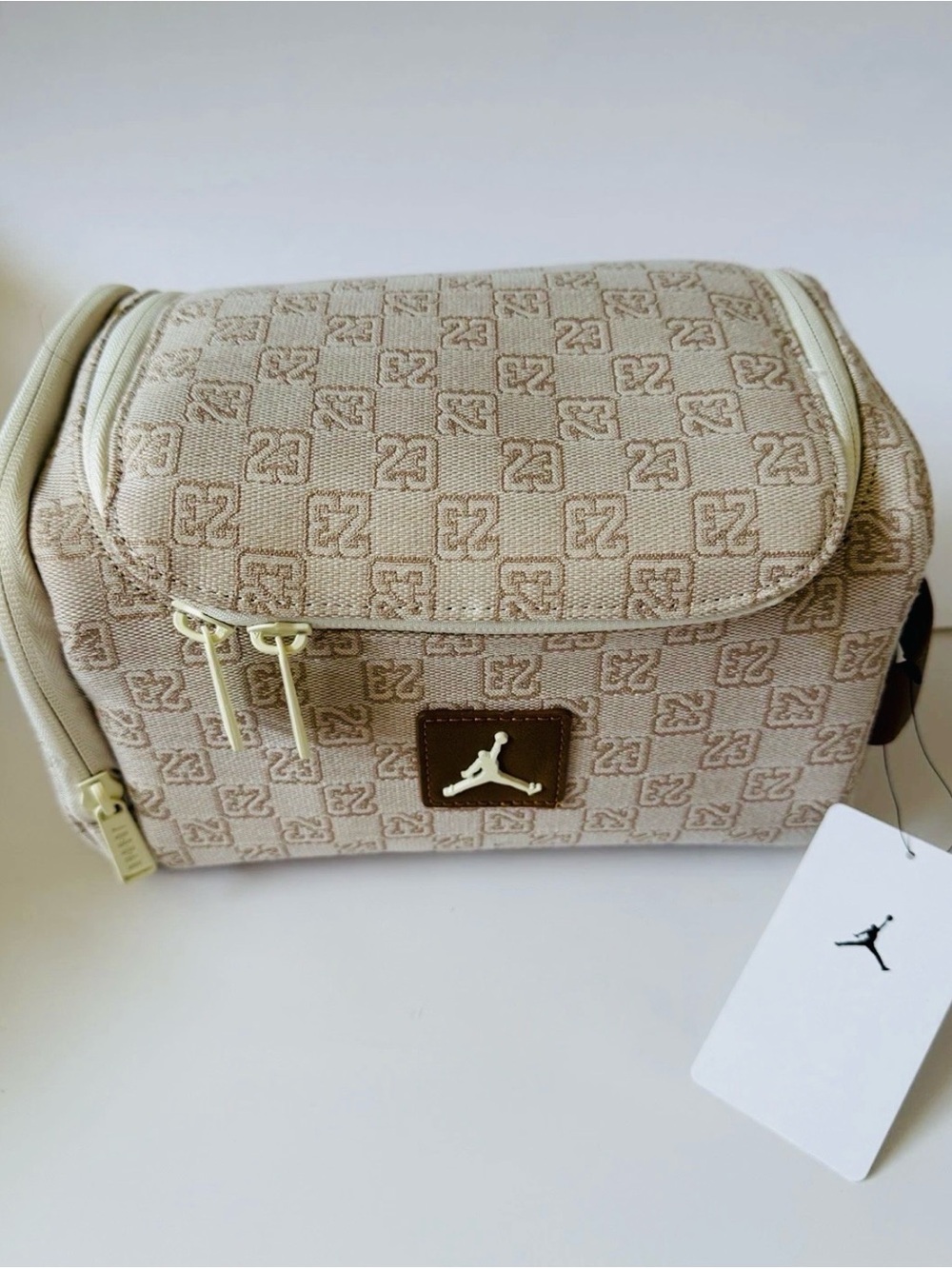 Jordan Monogram Dopp Kit (5.9L) in the "Coconut Milk"
